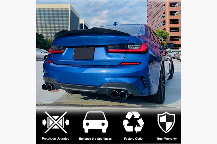 BMW 3. rad G20/G21 2018– Spojler veka kufra Karbón V16 (SD) Fotografia 2