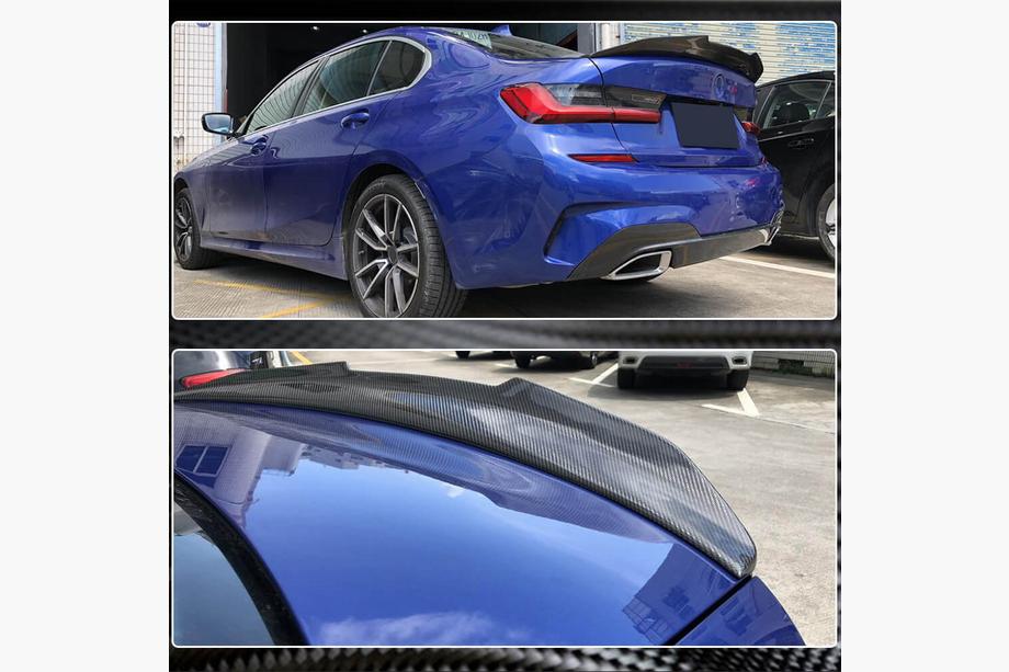 BMW 3. rad G20/G21 2018– Spojler veka kufra Karbón V16 (SD) Fotografia 4