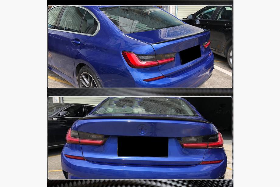 BMW 3. rad G20/G21 2018– Spojler veka kufra Carbon V20 (SD) Fotografia 3