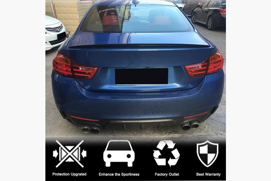 BMW 4 séria F32/F33/F36 2012–2020 Spojler veka kufra FRP V9 (Coupe) Image