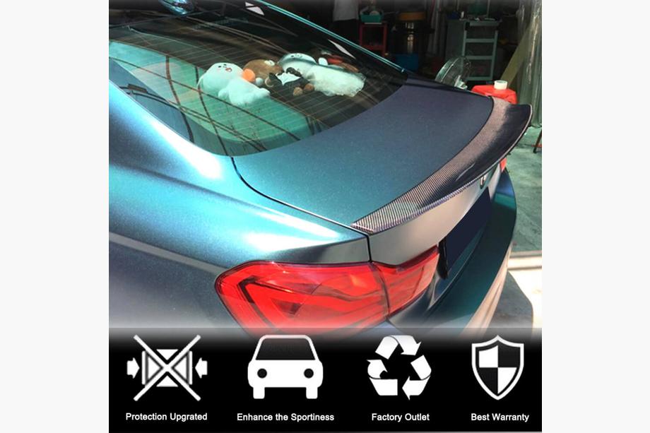 BMW 4 séria F32/F33/F36 2012–2020 Spojler veka kufra Carbon V2 (pre F36) Fotografia 3