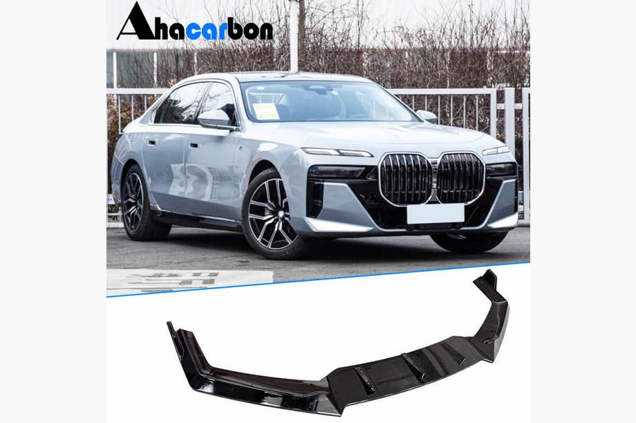 BMW radu 7 G70/G71 2022– Zadný spojler kufra, lesklá čierna ABS (3 ks/sada) Image