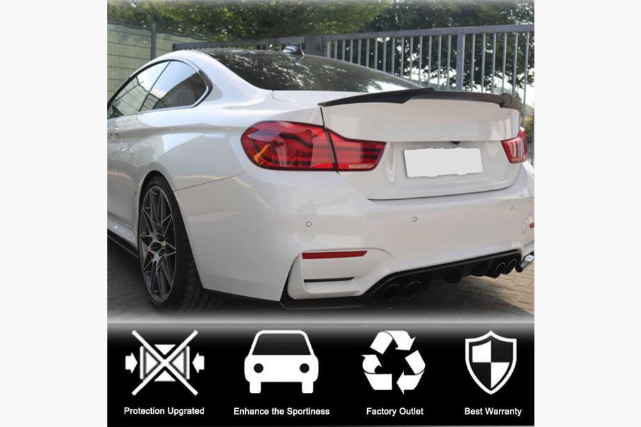 BMW 4 séria F32/F33/F36 2012–2020 Spojler M4-Style V3 (pre F82, karbón) Fotografia 4