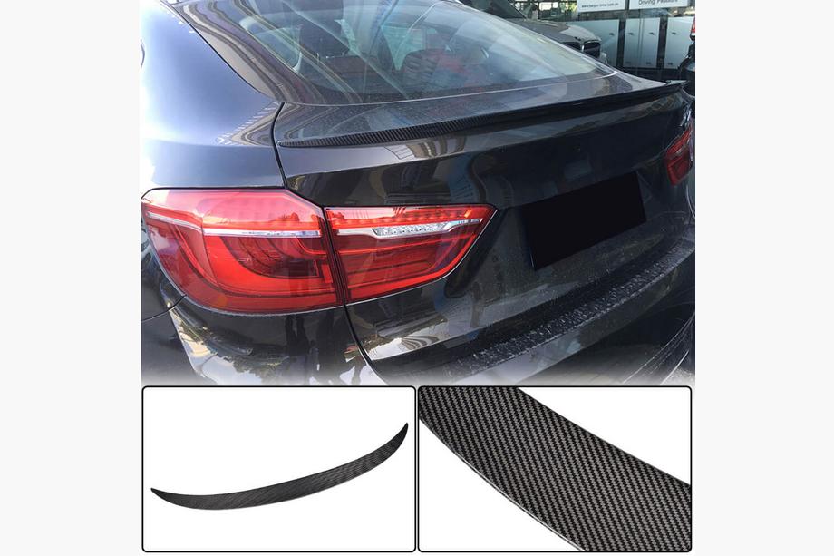 BMW X6 F16 2014–2019 Spojler veka kufra Carbon V1 Fotografia 1