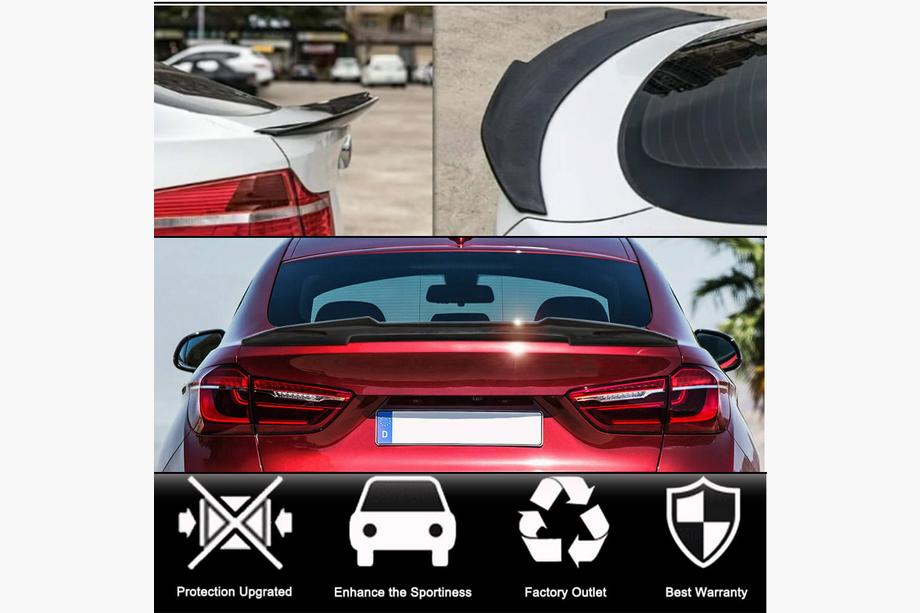 BMW X6 F16 2014–2019 Spojler veka kufra Karbón V2 Fotografia 2