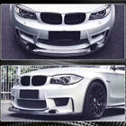 BMW 1 Series E81/E82/E87/E88 2004–2011 Predný lip spojler nárazníka Lip V2 (pre 1M E82, karbón) fotografia 4