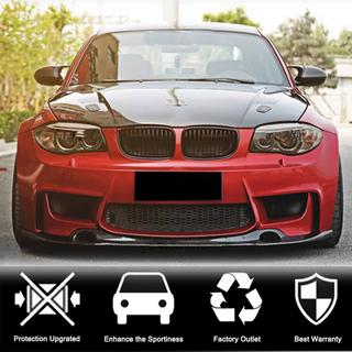 Predný lip spojler nárazníka Lip V2 (pre 1M E82, karbón) BMW 1 Series E81/E82/E87/E88 2004–2011 fotografia 2