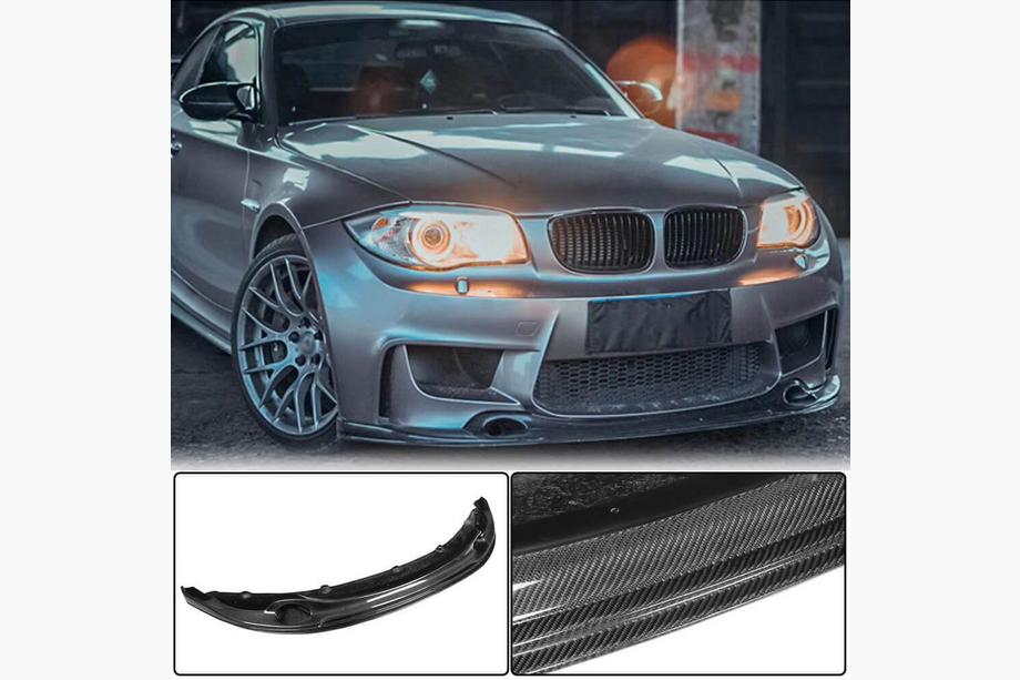 BMW 1 Series E81/E82/E87/E88 2004–2011 Predný lip spojler nárazníka Lip V2 (pre 1M E82, karbón) Image
