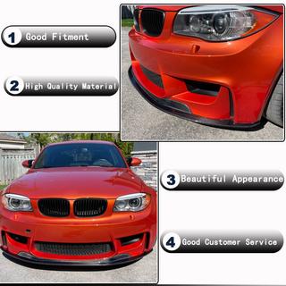 Predný lip spojler nárazníka Lip V1 (pre 1M E82, karbón) BMW 1 Series E81/E82/E87/E88 2004–2011 fotografia 3