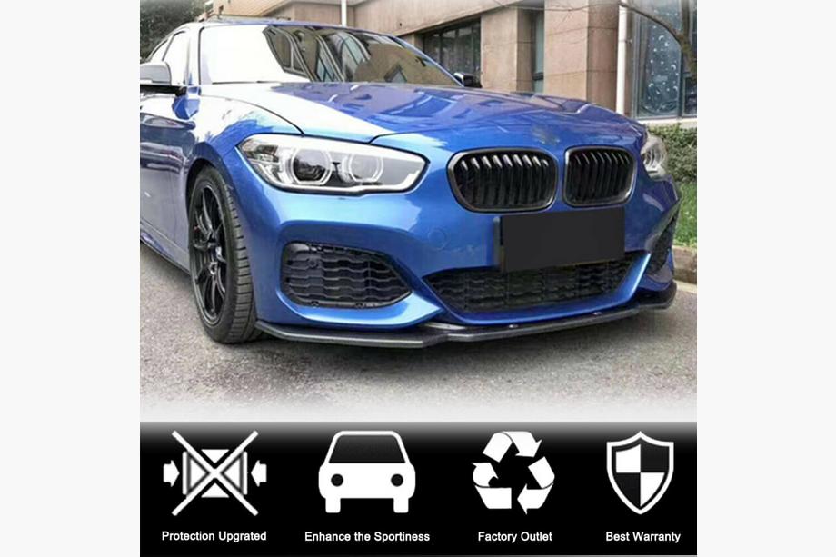 BMW 1. séria F20/F21 2011–2019 Lip spojler predného nárazníka Lip V1 (pre M-Sport 2015-2019, karbón) Fotografia 2
