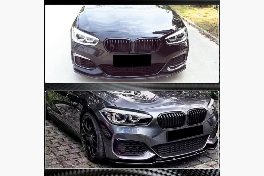 BMW 1. séria F20/F21 2011–2019 Lip spojler predného nárazníka Lip V1 (pre M-Sport 2015-2019, karbón) Fotografia 3