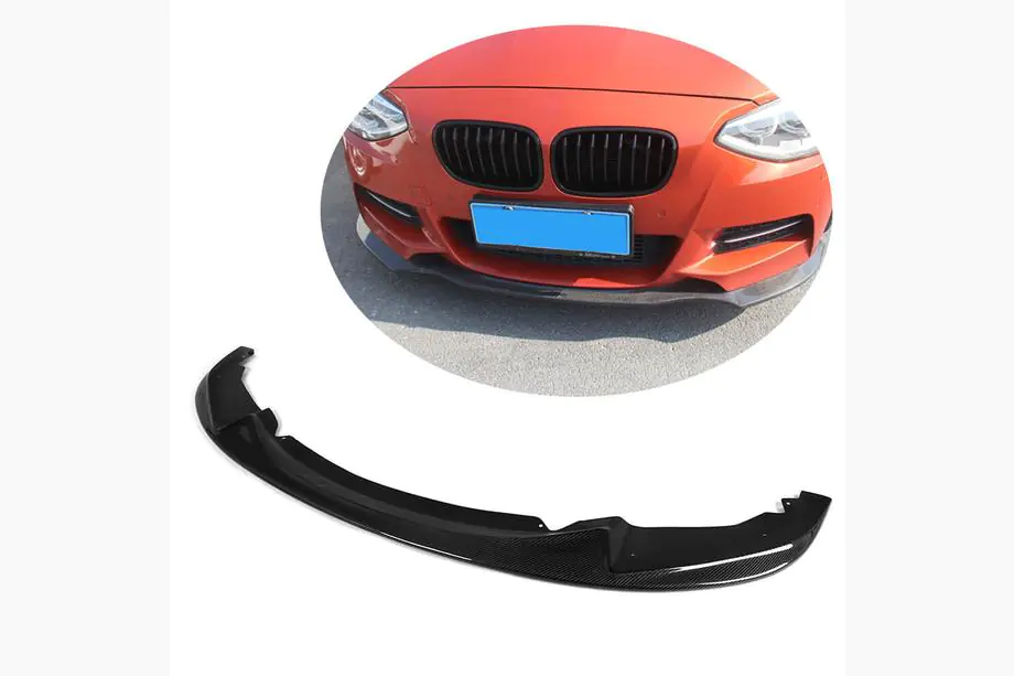 BMW 1. séria F20/F21 2011–2019 Predný lip spojler nárazníka Lip (pre M-Sport 2011-2015, karbón) Image