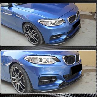 Predný lip spojler nárazníka V1 (pre F22/F23 M-Sport, karbón) BMW 2. séria F22/F23 2014–2021 fotografia 4