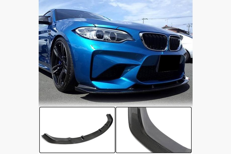 BMW 2. séria F22/F23 2014–2021 Predný nárazníkový lip Lip V6 (pre F87 M2, karbón) Image