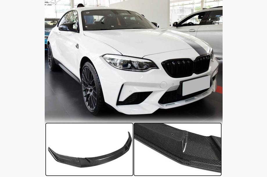 BMW 2. séria F22/F23 2014–2021 Predný lip spojler nárazníka Lip V1 (pre F87 M2 Competition, karbón) Image