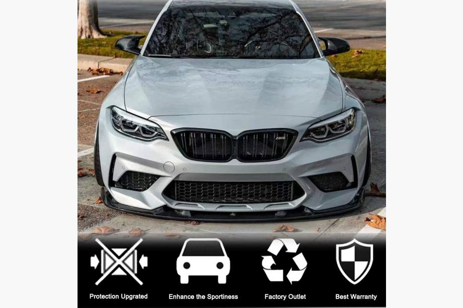BMW 2. séria F22/F23 2014–2021 Predný lip spojler nárazníka Lip V5 (pre F87 M2 Competition, karbón) Fotografia 3