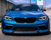 BMW 2. séria F22/F23 2014–2021 Predný lip spojler nárazníka Lip V2 (pre F87 M2 Competition, karbón) fotografia 5