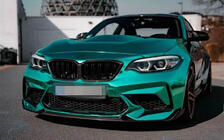 BMW 2. séria F22/F23 2014–2021 Predný lip spojler nárazníka Lip V2 (pre F87 M2 Competition, karbón) fotografia 7
