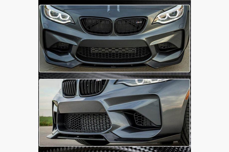 BMW 2. séria F22/F23 2014–2021 Predný lip spojler nárazníka Carbon V6 (pre F87) Fotografia 6