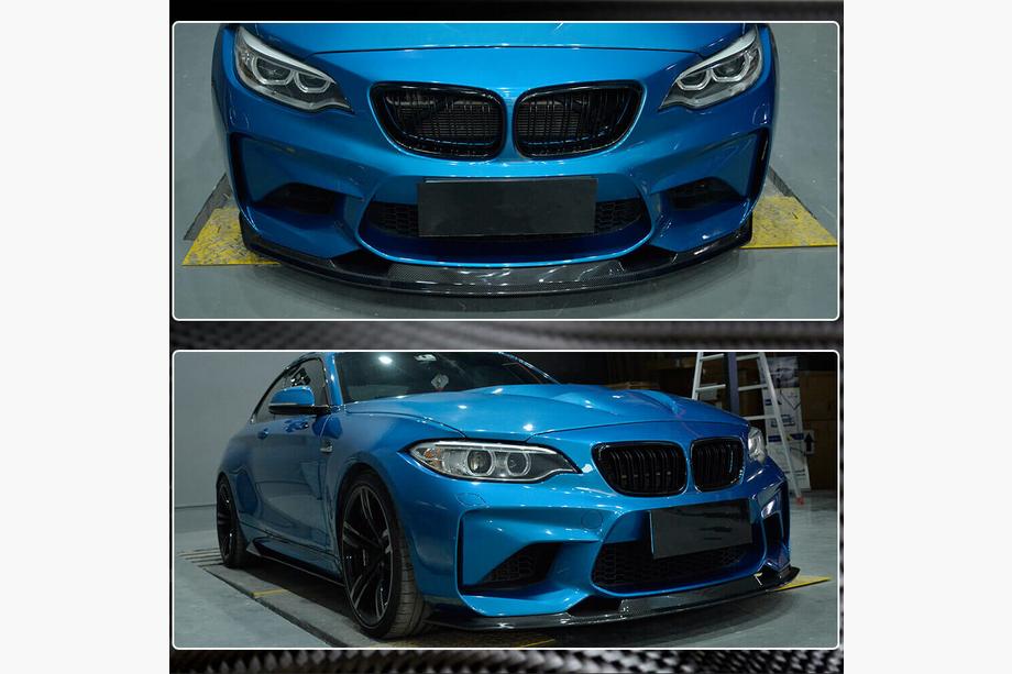 BMW 2. séria F22/F23 2014–2021 Lipa predného nárazníka FRP V9 (pre F87) Fotografia 4