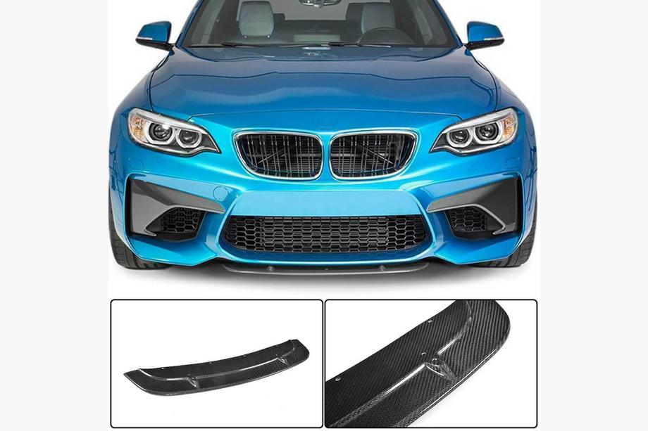 BMW 2. séria F22/F23 2014–2021 Lip spojler predného nárazníka Lip V7 (pre F87 M2/M2C, karbón) Fotografia 1