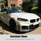 BMW 2. séria G42 2021– Lip spoiler predného nárazníka Lip V1 (pre G87, karbón) fotografia 3