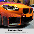BMW 2. séria G42 2021– Lip spoiler predného nárazníka Lip V1 (pre G87, karbón) fotografia 9