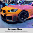 BMW 2. séria G42 2021– Lip spoiler predného nárazníka Lip V1 (pre G87, karbón) fotografia 10