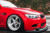 BMW 3. séria E92/E93 2006–2013 Lip na predný nárazník GT4-Style (pre M3, karbón) fotografia 4