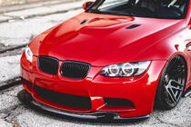 BMW 3. séria E92/E93 2006–2013 Lip na predný nárazník GT4-Style (pre M3, karbón) fotografia 5