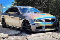 BMW 3. séria E92/E93 2006–2013 Predný nárazníkový lip spojler Lip V-Style (pre M3, karbón) fotografia 3