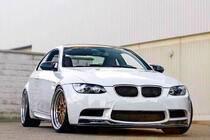 BMW 3. séria E92/E93 2006–2013 Predný lip spojler nárazníka AK-Style (pre M3, karbón) fotografia 3