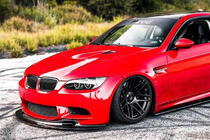 BMW 3 rad E90/E91 2005–2011 Lip na predný nárazník GT4-Style (pre M3, karbón) fotografia 3
