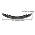 BMW 3 rad E90/E91 2005–2011 Lip na predný nárazník GT4-Style (pre M3, karbón) fotografia 6