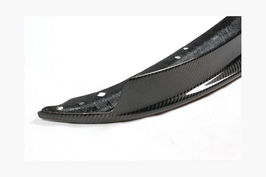 BMW 3 rad E90/E91 2005–2011 Lip spojler na predný nárazník (pre E90 M-Sport 2008-2011, karbón) Fotografia 8