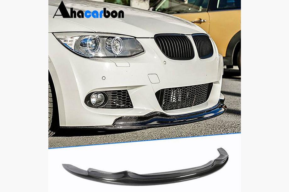 BMW 3 rad E90/E91 2005–2011 Lip spojler predného nárazníka FRP V2 (2010-2012 M-Sport) Image
