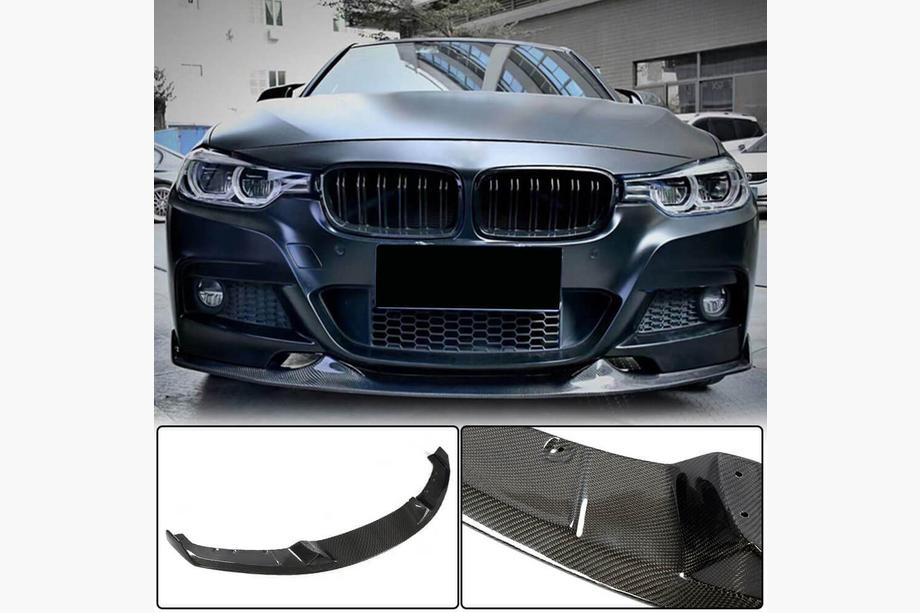 BMW rad 3 F30/F31 2012–2019 Predný lip spojler nárazníka Lip Mad-Style (pre F30 M-Sport, karbón) Fotografia 1