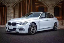 BMW rad 3 F30/F31 2012–2019 Lip spojler predného nárazníka Lip V-Style (pre F30 M-Sport, karbón) fotografia 6