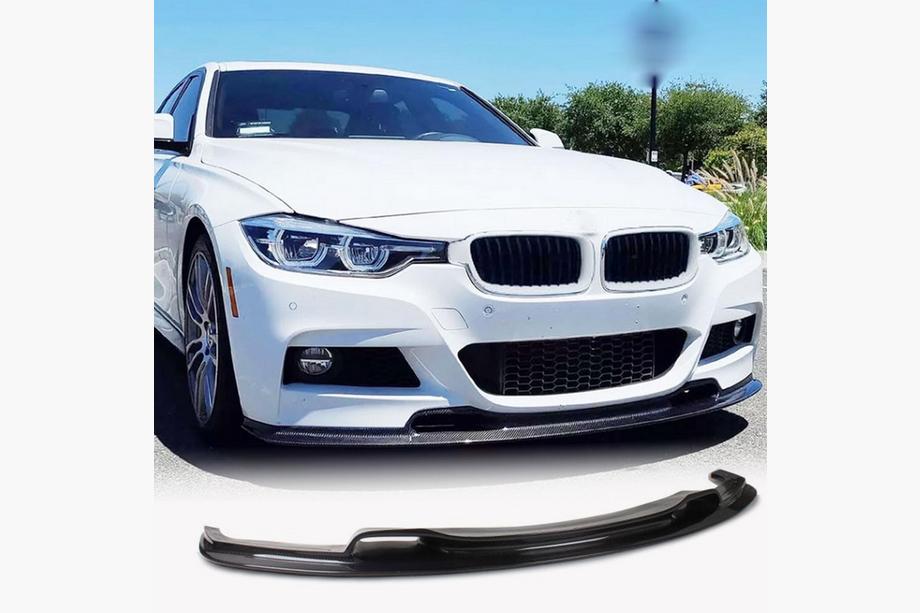 BMW rad 3 F30/F31 2012–2019 Lip spojler predného nárazníka FRP V3 (M-Performance) Fotografia 1