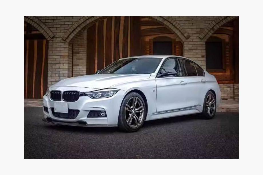 BMW rad 3 F30/F31 2012–2019 Lip spojler predného nárazníka FRP V3 (M-Performance) Fotografia 6