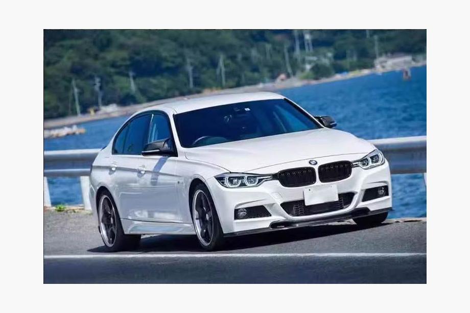BMW rad 3 F30/F31 2012–2019 Lip spojler predného nárazníka FRP V3 (M-Performance) Fotografia 7