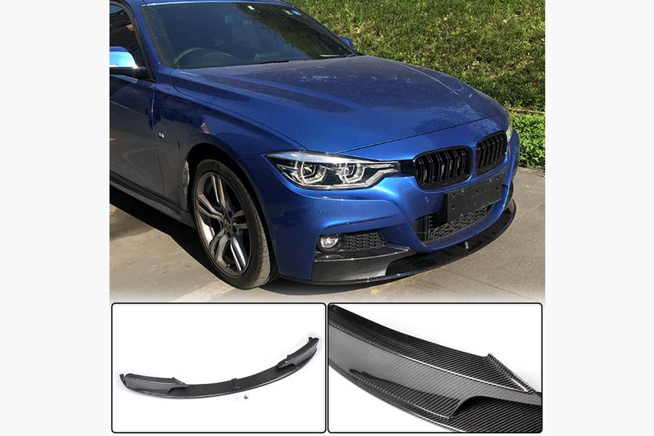 BMW rad 3 F30/F31 2012–2019 Lip na predný nárazník MP-Style (pre F30 M-Sport, karbón) Image