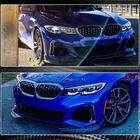BMW 3. rad G20/G21 2018– Predný splitter (lip) Lip V3 (pre M-Sport 2018-2022, karbón) fotografia 4