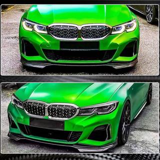 Predný splitter (lip) Lip V3 (pre M-Sport 2018-2022, karbón) BMW 3. rad G20/G21 2018– fotografia 3
