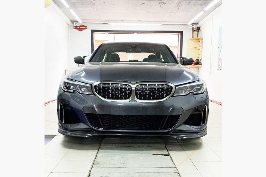 BMW 3. rad G20/G21 2018– Predný splitter (lip) Lip V3 (pre M-Sport 2018-2022, karbón) Image