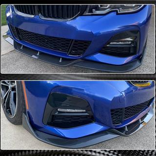 Predný lip spojler nárazníka Lip PD-Style (pre M-Sport 2018-2022, karbón) BMW 3. rad G20/G21 2018– fotografia 3