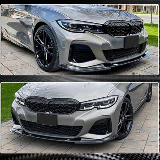 Lip spojler predného nárazníka Lip V7 (pre M-Sport 2018-2022, karbón) BMW 3. rad G20/G21 2018– fotografia 4
