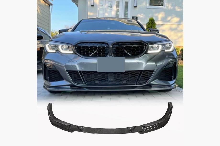 BMW 3. rad G20/G21 2018– Lip spojler predného nárazníka Lip V7 (pre M-Sport 2018-2022, karbón) Image