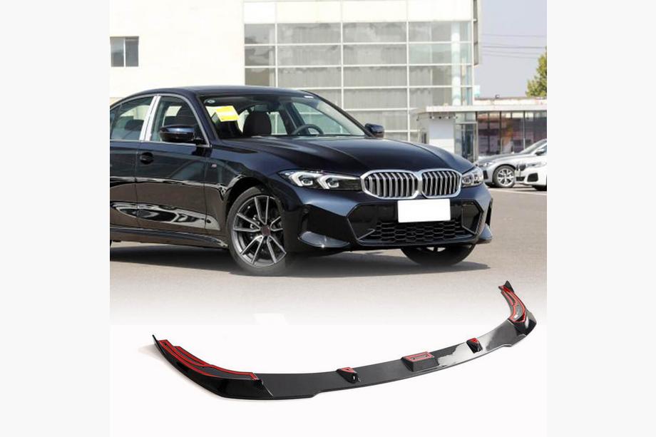 BMW 3. rad G20/G21 2018– Lip spojler predného nárazníka Lip V1 (pre M-Sport 2022+, karbón) Image