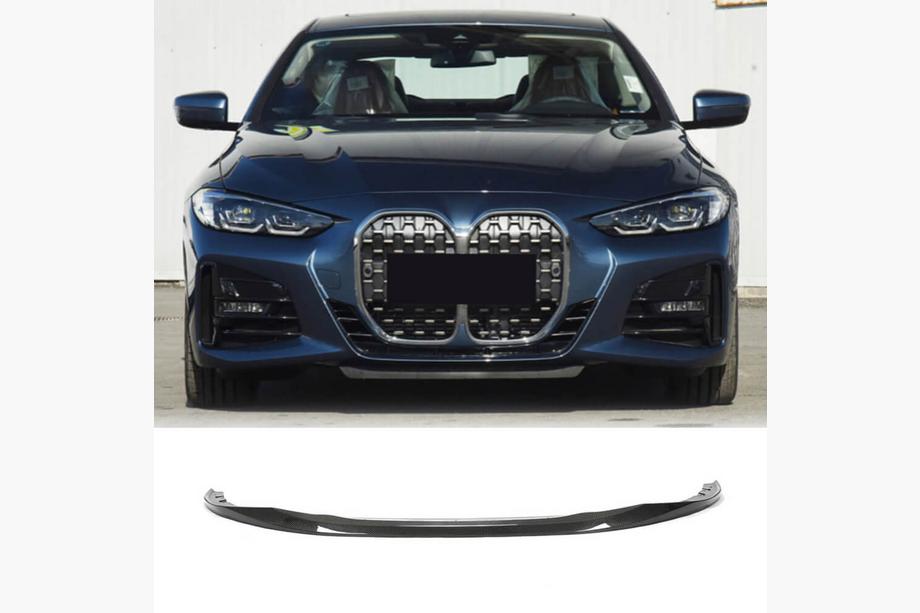 BMW 4. séria G22/23/26 2020– Predný lip spojler nárazníka Lip V2 (pre G22/G23 M-Sport, karbón) Image